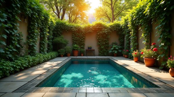 La petite piscine pour espace restreint : profitez de votre jardin