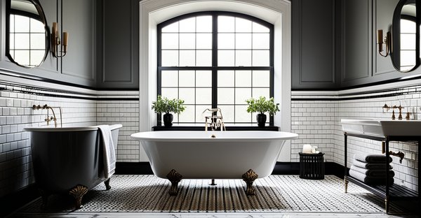 Les baignoires rétro : le nouvel atout charme de la décoration intérieure