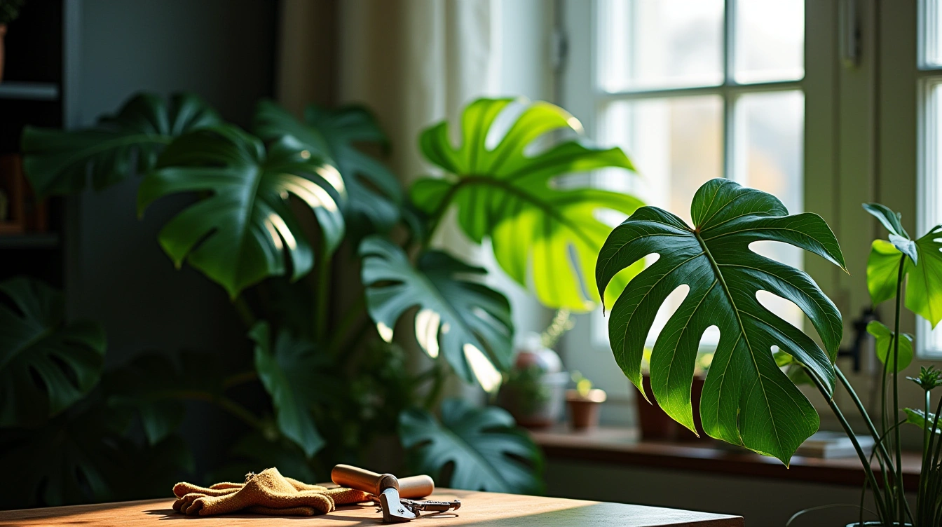 Substrat et nutrition : le secret des feuilles géantes